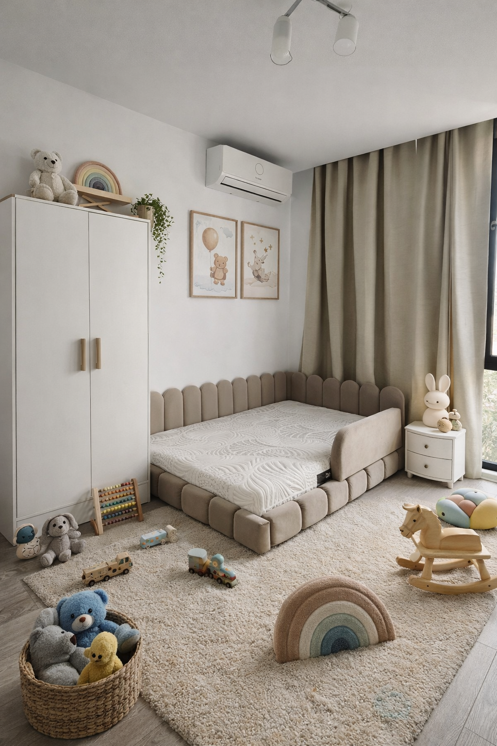 Child's bedroom with playful decor